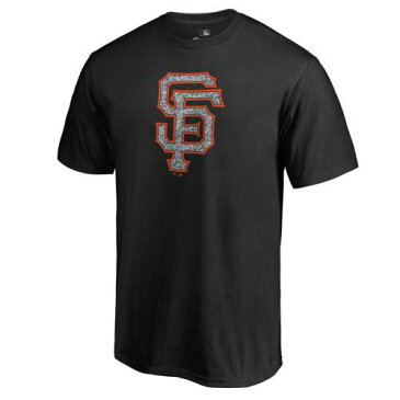 FANATICS BRANDED ジャイアンツ ロゴ Tシャツ 黒 ブラック & 【 BLACK FANATICS BRANDED SAN FRANCISCO GIANTS STATIC LOGO BIG TALL TSHIRT 】 メンズファッション トップス Tシャツ カットソー