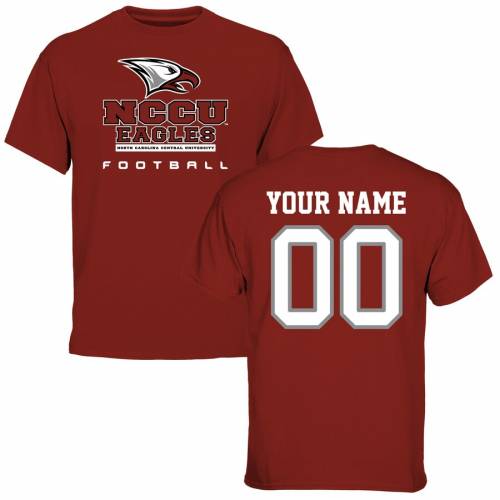 FANATICS BRANDED ノース カロライナ イーグルス Tシャツ [CUSTOMIZED ITEM] 【 NORTH CAROLINA CENTRAL EAGLES PERSONALIZED FOOTBALL TSHIRT CARDINAL 】 メンズファッション トップス カットソー 送料無料