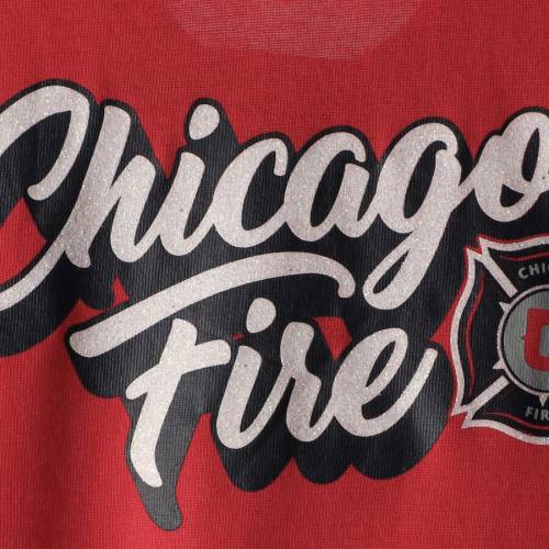 ファナティクス FANATICS BRANDED シカゴ ファイア 子供用 チーム Tシャツ 赤 レッド 【 TEAM RED FANATICS BRANDED GIRLS YOUTH TSHIRT 】 キッズ ベビー マタニティ トップス Tシャツ