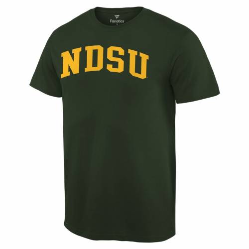 FANATICS BRANDED Tシャツ 緑 グリーン 【 GREEN FANATICS BRANDED NDSU BISON BASIC ARCH TSHIRT 】 メンズファッション トップス Tシャツ カットソー