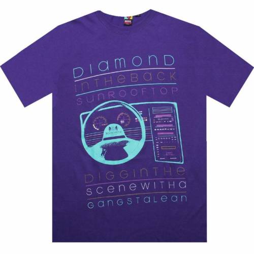 ダイヤモンド Tシャツ 紫 パープル ロックスミス メンズ 【 ROCK SMITH DIAMOND IN THE BACK TEE (PURPLE) / PURPLE 】 メンズファッション トップス カットソー