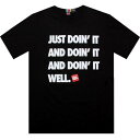 Tシャツ 黒色 ブラック ロックスミス メンズ 【 ROCK SMITH JUST DOING IT TEE (BLACK) / BLACK 】 メンズファッション トップス カットソー
