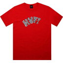 ハフ ヒョウ柄 レオパード Tシャツ 赤 レッド メンズ 【 HUF LEOPARD TEE (RED) / RED 】 メンズファッション トップス カットソー