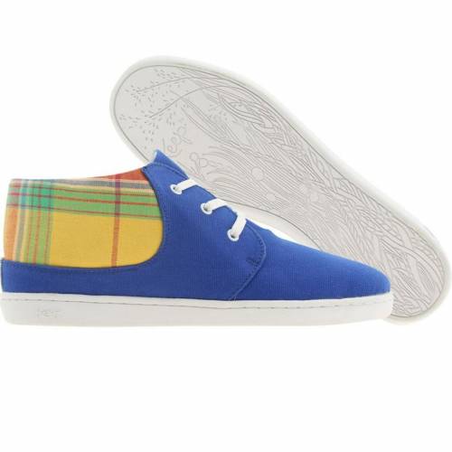 レディース 青色 ブルー スニーカー 【 KEEP WOMENS RAMOS (ROYAL BLUE / MARIGOLD PLAID) ROYAL BLUE MARIGOLD PLAID 】