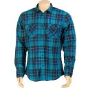 クルー スリーブ 青色 ブルー 長袖 メンズ 【 KR3W LOWELL LONG SLEEVE SHIRT (BLUE) / BLUE 】 メンズファッション トップス カジュアルシャツ