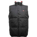 スニークティップ リバーシブル ベスト 黒色 ブラック メンズ 【 SNEAKTIP TRIPLE DOUBLE REVERSIBLE VEST (BLACK) / BLACK 】 メンズファッション オーダーメイド ジレ 1