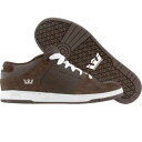 スープラ 茶色 ブラウン スニーカー メンズ 【 SUPRA RAIDER LOW BROWN 】
