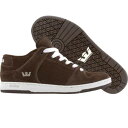 スープラ 茶色 ブラウン スニーカー メンズ 【 SUPRA RAIDER LOW BROWN CORD 】
