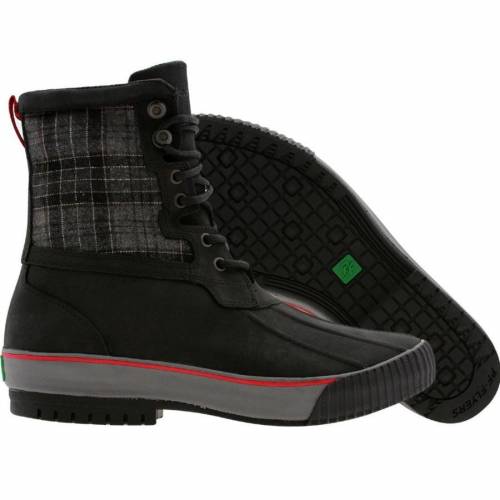 フライヤーズ レザー ブーツ 黒色 ブラック ピーエフ スニーカー メンズ 【 PF FLYERS PF FLYERS VULC LEATHER BOOT (BLACK) / BLACK 】