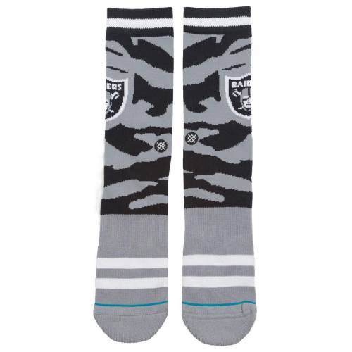 X^X I[Nh C_[X C F ubN Y y STANCE X NFL MEN OAKLAND RAIDERS TIGERSTRIPE SOCKS (BLACK) / BLACK z Ci[  iCgEGA bO