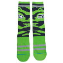 X^X VAg C  O[ Y y STANCE X NFL MEN SEATTLE SEAHAWK TIGERSTRIPE SOCKS (GREEN) / GREEN z Ci[  iCgEGA bO