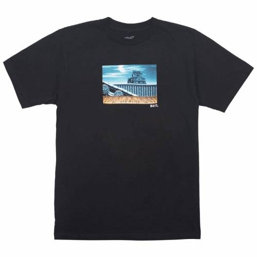 【★スーパーSALE★9/11深夜2時迄】ベイト ストリート ファイター リュウ Tシャツ 黒色 ブラック メンズ 【 BAIT X STREET FIGHTER MEN RYU STAGE TEE (BLACK) / BLACK 】 メンズファッション トップス カットソー