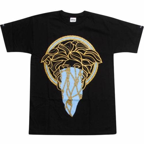 Tシャツ ゴールド 黒色 ブラック 青色 ブルー クルックスアンドキャッスルズ メンズ 【 CROOKS AND CASTLES GORGON TEE (BLACK / GOLD BLUE) BLACK GOLD BLUE 】 メンズファッション トップス カットソー Tシャツ ゴールド 黒色 ブラック 青色 ブルー クルックスアンドキャッスルズ メンズ 【 CROOKS AND CASTLES GORGON TEE (BLACK / GOLD BLUE) BLACK GOLD BLUE 】 メンズファッション トップス カットソー
