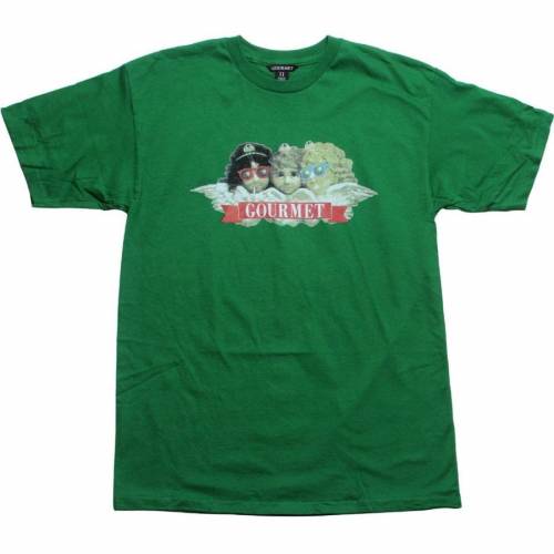 グルメ Tシャツ 緑 グリーン メンズ 【 GOURMET PAISANS TEE (BASIL GREEN) / BASIL GREEN 】 メンズフ..