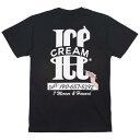 クリーム Tシャツ 黒色 ブラック アイスクリーム メンズ 【 ICE CREAM MEN MERCER TEE (BLACK) / BLACK 】 メンズファッション トップス カットソー