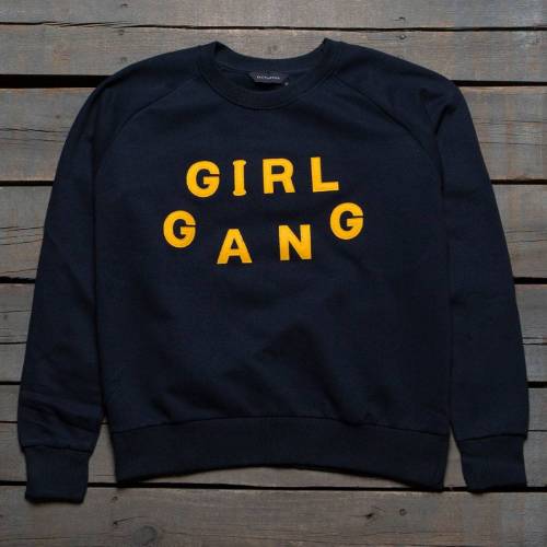 g[i[ F ubN Cup fB[X y ELEVEN PARIS X BLONDIE WOMEN GIRL GANG SWEATER (BLACK / IRIS) BLACK IRIS z fB[Xt@bV gbvX XEFbg