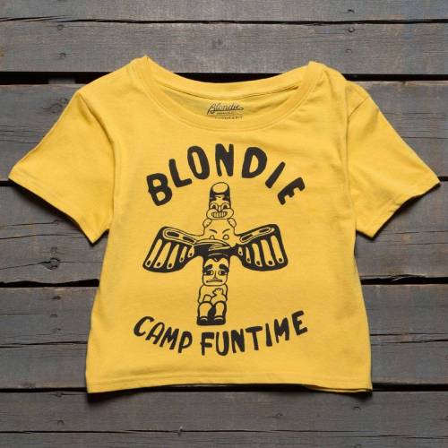 TVc F CG[ Cup fB[X y ELEVEN PARIS X BLONDIE WOMEN CAMP FUNTIME TEE (YELLOW) / YELLOW z fB[Xt@bV gbvX Jbg\[