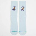 スタンス 靴下 青色 ブルー メンズ 【 STANCE MEN NO STRESS SOCKS (BLUE) / BLUE 】 インナー 下着 ナイトウエア レッグ
