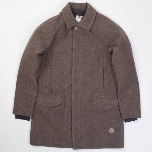 アディダス 茶色 ブラウン 黒色 ブラック + メンズ 【 ADIDAS X WINGS HORNS MEN COAT BROWN SIMPLE UTILITY BLACK 】