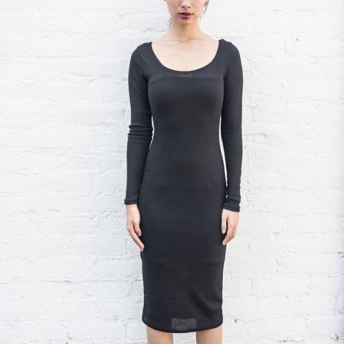 【★スーパーSALE★12/11午前2時迄】ベイト ドレス ロサンゼルス 黒色 ブラック レディース 【 BAIT WOMEN BODY CON DRESS WITH INNER SLIP - MADE IN LA (BLACK) / BLACK 】 レディースファッション ワンピース