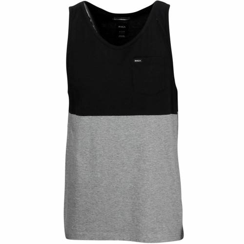 ルーカ タンクトップ  メンズ ルーカ タンクトップ 黒色 ブラック メンズ 【 RVCA MEN HALFWAY TANK TOP (BLACK) / BLACK 】 メンズファッション トップス