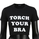 _Cs[X g[` TVc F ubN fB[X y DIMEPIECE WOMEN TORCH YOUR BRA TEE (BLACK) / BLACK z fB[Xt@bV gbvX Jbg\[