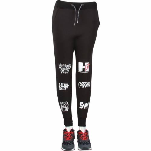 楽天スニケスヘルズベルズ スウェット 黒色 ブラック チノショーツ レディース 【 HLZBLZ WOMEN HLZ TV DROPCROTCH SWEAT PANTS （BLACK） / BLACK 】 レディースファッション ボトムス パンツ