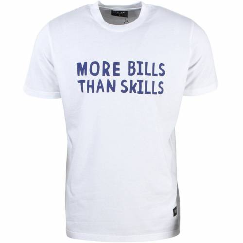 Tシャツ 白色 ホワイト レイジーオーフ メンズ 【 LAZY OAF MEN NO SKILLS TEE (WHITE) / WHITE 】 メンズファッション トップス カットソー