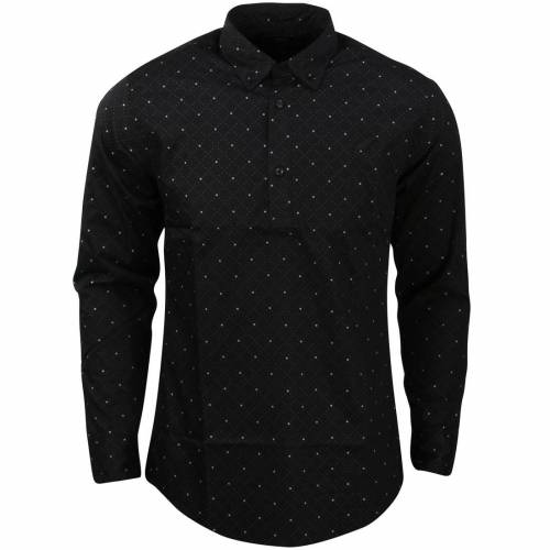 パブリッシュ 黒色 ブラック メンズ 【 PUBLISH MEN STANLEY BUTTON UP SHIRT (BLACK) / BLACK 】 メンズファッション トップス カジュアルシャツ