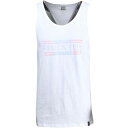 ハフ タンクトップ 白色 ホワイト メンズ 【 HUF MEN FUCK IT PUSH THRU TANK TOP (WHITE) / WHITE 】 メンズファッション トップス