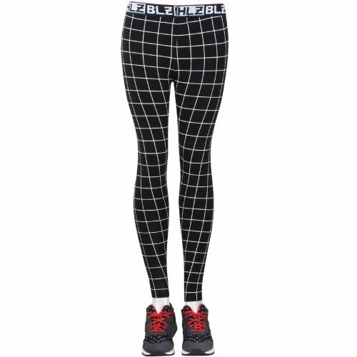ヘルズベルズ レギンス タイツ 黒色 ブラック レディース 【 HLZBLZ WOMEN CHECK MATE LEGGINGS (BLACK) / BLACK 】 レディースファッション ボトムス パンツ