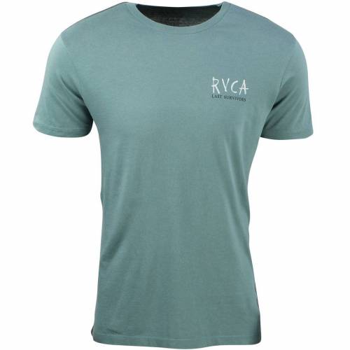 ルーカ Tシャツ 緑 グリーン メンズ 【 RVCA MEN LAST SURVIVORS TEE (GREEN / SAGE LEAF) GREEN SAGE LEAF 】 メンズファッション トップス カットソー