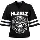 ヘルズベルズ スリーブ 黒色 ブラック 半袖 レディース 【 HLZBLZ WOMEN NUMBER BAD SHORT SLEEVE SHIRT (BLACK...