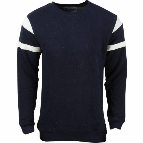 アコンプライス 紺色 ネイビー クルー トレーナー スウェットトレーナーER メンズ 【 AKOMPLICE MEN NAVY EPPLE CREW SWEATER (NAVY) / 】 メンズファッション トップス Tシャツ カットソー