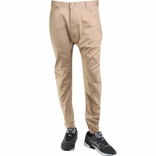 パブリッシュ ジョガーパンツ メンズ 【 PUBLISH KELSON SEMI DROP CROTCH JOGGER PANTS (TAN) / TAN 】 メンズファッション ズボン