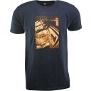 オベイ Tシャツ 紺色 ネイビー メンズ 【 OBEY TOKYO ROOF TEE (NAVY) / NAVY 】 メンズファッション トップス カットソー