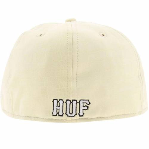 ハフ キャップ キャップ 帽子 ニューエラ メンズ 【 HUF SNAKE ALLIGATOR SKIN NEW ERA FITTED CAP (TAN) / TAN 】 バッグ メンズキャップ 帽子