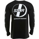 T[ X[u TVc F ubN  Y y SSUR SUBSTANCE LONG SLEEVE TEE (BLACK) / BLACK z Yt@bV gbvX Jbg\[