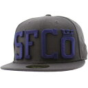 X[v Lbv Lbv Xq DF O[ j[G Y y SUPRA SFCO NEW ERA FITTED CAP (GREY) / GREY z obO YLbv Xq