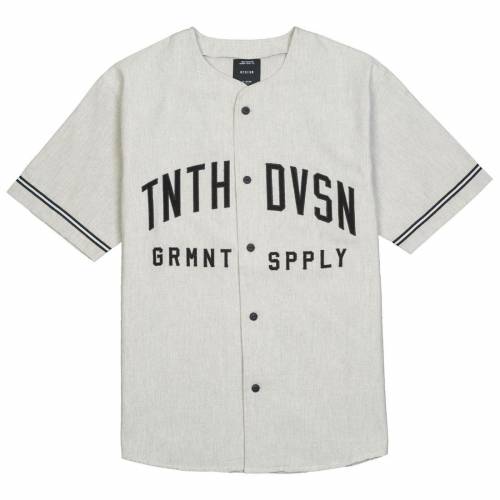 ディープ ベースボール ジャージー 灰色 グレー グレイ ヘザー メンズ 【 10 DEEP 10 DEEP MEN ELLIS BASEBALL JERSEY (GRAY / HEATHER) GRAY HEATHER 】 メンズファッション トップス Tシャツ カットソー