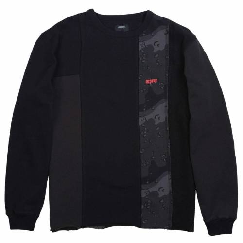 ディープ トレーナー 黒色 ブラック メンズ 【 10 DEEP 10 DEEP MEN UNIFICATION CHOPPED CREWNECK SWEATER (BLACK) / BLACK 】 メンズファッション トップス Tシャツ カットソー
