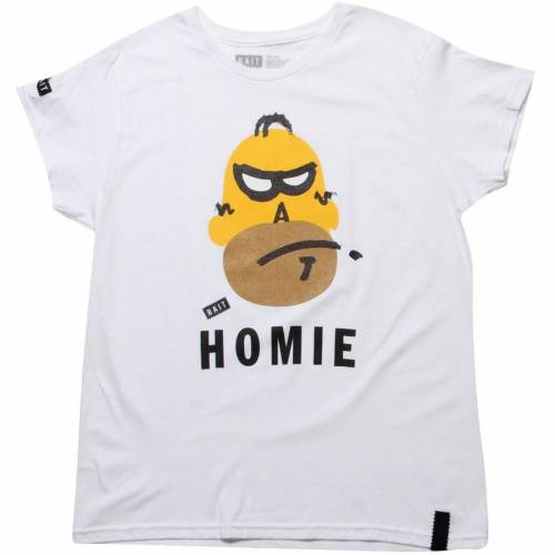 ベイト レディース Tシャツ 白色 ホワイト 【 BAIT WOMENS HOMIE TEE (WHITE) / WHITE 】 レディースファッション トップス カットソー