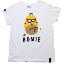 ベイト レディース Tシャツ 白色 ホワイト 【 BAIT WOMENS HOMIE TEE (WHITE) / WHITE 】 レディースファッション トップス カットソー