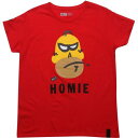 xCg fB[X TVc  bh y BAIT WOMENS HOMIE TEE (RED) / RED z fB[Xt@bV gbvX Jbg\[