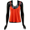 ルーカ 青色 ブルー タンクトップ 橙 オレンジ レディース 【 RVCA WOMEN KID BLUE TANK TOP (ORANGE / GRENADIN...