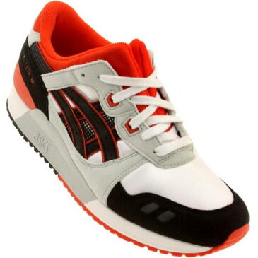 アシックスタイガー ASICS TIGER 白色 ホワイト 黒色 ブラック アシックスタイガー ジュニア キッズ 【 BIG KIDS GEL LYTE III GS WHITE BLACK 】