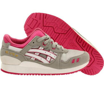 アシックスタイガー ASICS TIGER 灰色 グレー グレイ 白色 ホワイト アシックスタイガー ジュニア キッズ 【 GRAY BIG KIDS GEL LYTE III GS LIGHT GREY WHITE 】
