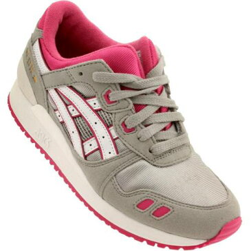 アシックスタイガー ASICS TIGER 灰色 グレー グレイ 白色 ホワイト アシックスタイガー ジュニア キッズ 【 GRAY BIG KIDS GEL LYTE III GS LIGHT GREY WHITE 】