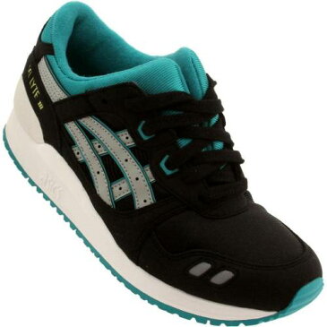 アシックスタイガー ASICS TIGER 黒色 ブラック 灰色 グレー グレイ アシックスタイガー ジュニア キッズ 【 GRAY BIG KIDS GEL LYTE III GS BLACK LIGHT 】