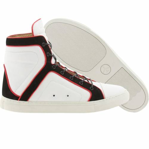 パスポート 赤 レッド 白色 ホワイト 黒色 ブラック スニーカー メンズ 【 PASSPORT CARNABY - APLINA (WHITE / RED BLACK) WHITE RED BLACK 】